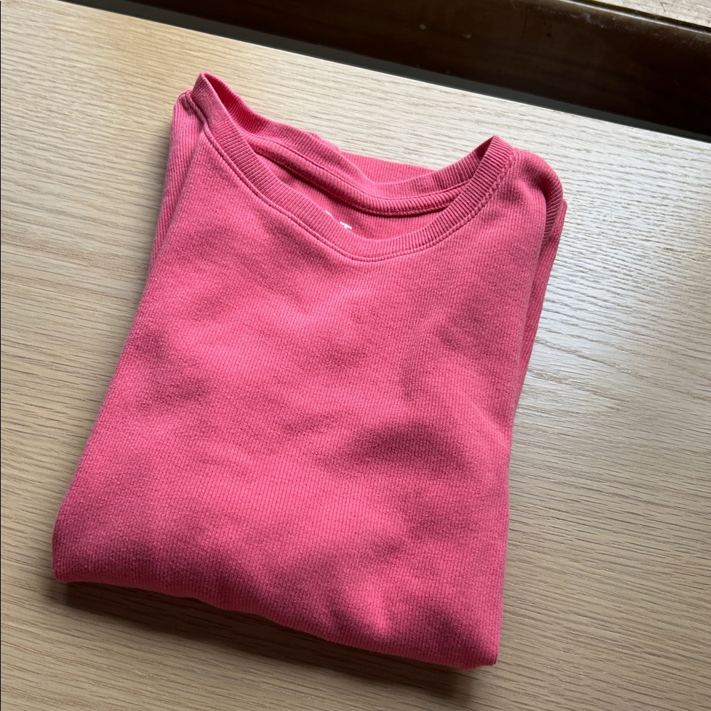 LOFT Red Short Sleeve Tee